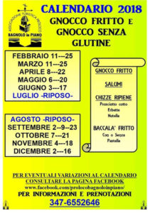 Gnocco Fritto e Senza Glutine @ Bagnolo in Piano (RE) | Bagnolo In Piano | Emilia-Romagna | Italia