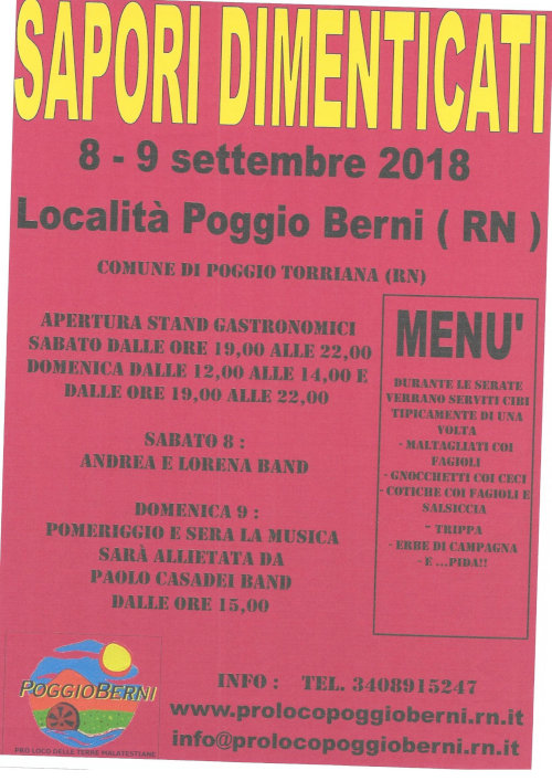 Sapori dimenticati @ Poggio Berni RN | Poggio Berni | Emilia-Romagna | Italia