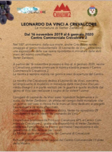 Mostra Leonardo a Crevalcore @ Crevalcore (BO)