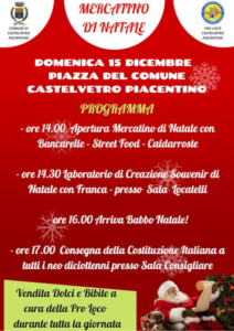 Mercatino di natale @ Castelvetro Piacentino (PC)